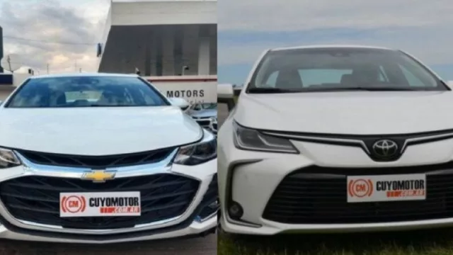 Chevrolet Cruze o Toyota Corolla ¿cuánto valen en diciembre?