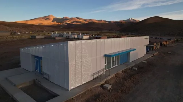 En la Puna salteña (a 4.000 metros de altura), Ecosan construyó un centro de salud de alta complejidad