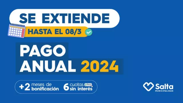 ¿Todavía no pudiste entrar al Pago Anual de impuestos municipales? Tranquilo, el plazo se prorrogó hasta el 8 de marzo