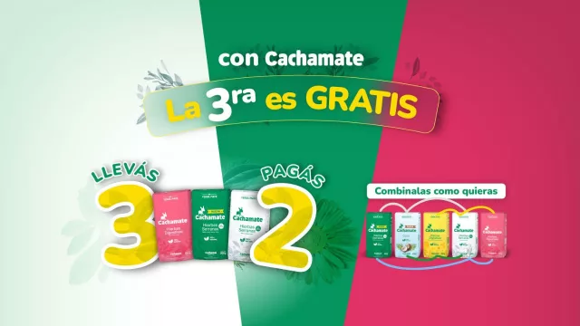 Crece fuerte el consumo de yerba mate y Cachamate lanza un 3 x 2 para 3 provincias (Tucumán es uno de los beneficiarios)