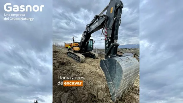 Gasnor lanzó: “Llame antes de Excavar”, la campaña de seguridad para obras en la vía pública