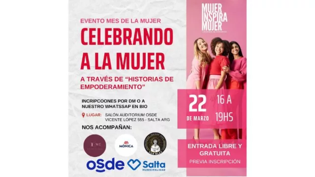 Mujer Inspira Mujer y Osde te invitan a vivir una tarde llena de historias poderosas