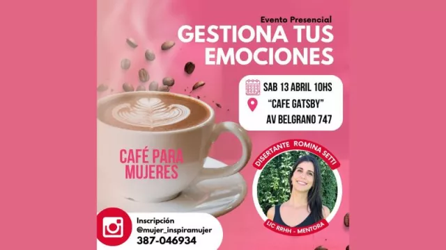 ¡No te los pierdas! Mujer inspira Mujer inició con sus cafés presenciales y virtuales (para aprender y emprender juntas)