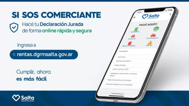 Para simplificar trámites: la Municipalidad puso en vigencia la Declaración Jurada Online (un avance más disponibles las 24 horas)