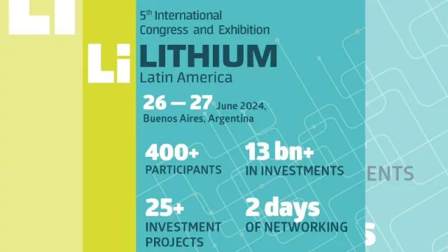 Argentina será sede del 5º Congreso sobre el litio en América Latina