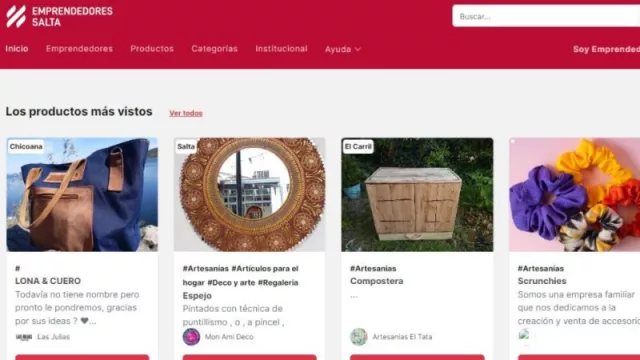 La web creada por la Provincia para mostrar a los emprendedores salteños ya tiene más de 500 inscriptos