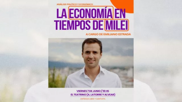 El diputado nacional Emiliano Estrada dará esta tarde una conferencia sobre la economía nacional