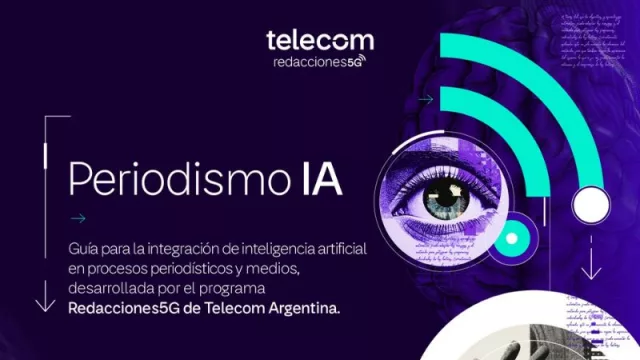 Telecom lanzó “Periodismo IA” (una guía para la integración de inteligencia artificial al trabajo periodístico)