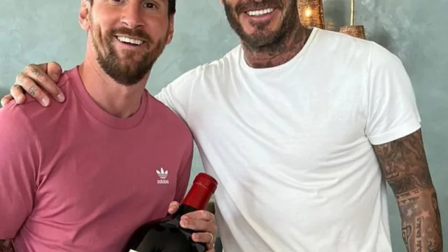 El vino mendocino que David Beckham le regaló a Messi por su cumpleaños