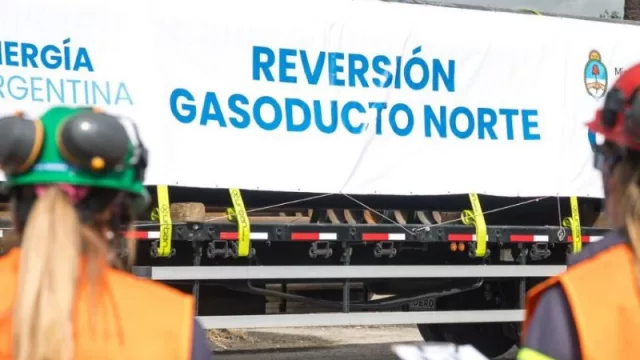 Confirmado: este mes se termina la obra de Reversión del Gasoducto Norte