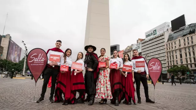 ¡Al pie del Obelisco! Salta promociona sus atractivos turísticos en el corazón de Buenos Aires