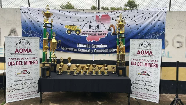 Los trabajadores mineros de Salta tendrán una nueva jornada de la Copa "28 de Octubre"