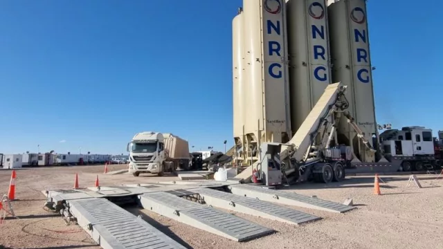 NRG implementa un sistema subterráneo para optimizar el suministro de arena en Vaca Muerta