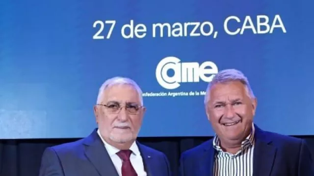 Nuevas autoridades en CAME: Gustavo Herrera felicitó al nuevo presidente Ricardo Diab