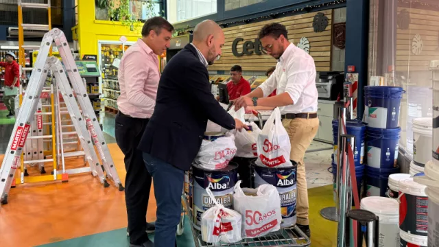 Pinturerías Martel hizo una importante donación al Hospital Público Materno Infantil