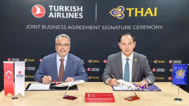 Turkish Airlines y Thai firman un acuerdo para conectar sus redes y unir Tailandia con el resto del mundo