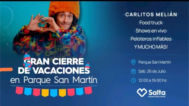 Despiden las vacaciones de invierno en el Parque San Martín (con shows, gastronomía y carrera de disfraces)