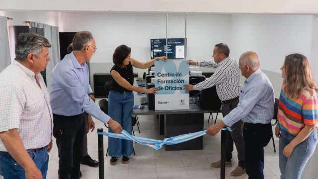 EDESA inauguró el Centro de Formación de Oficios en Joaquín V. González