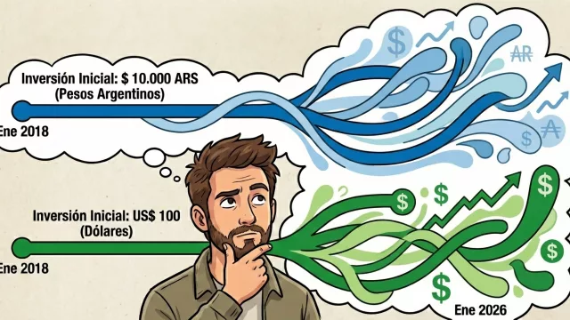 Para ver en un minuto: cuánto tendrías hoy si hubieras invertido $ 10.000 (y US$ 100) en… (análisis de Ecosur)