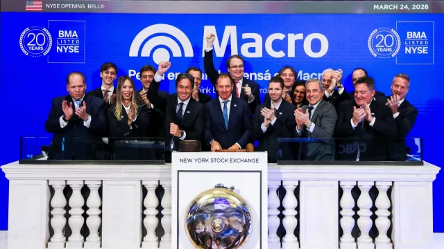Banco Macro celebró 20 años en la bolsa de Nueva York (solidez internacional y compromiso con el futuro del país)
