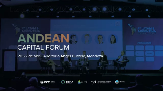 Andean Capital Forum: Mendoza vuelve a posicionarse como hub financiero de la minería andina