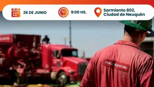 Halliburton presentará oportunidades de negocios para proveedores neuquinos de Vaca Muerta